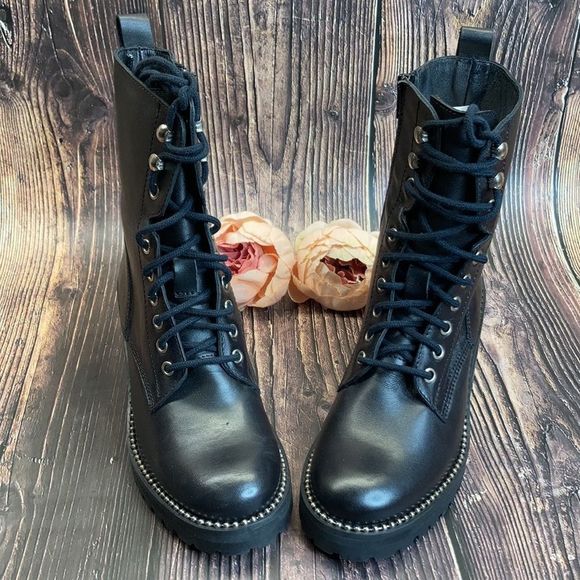 Aqua-Ray Black Synthetic Boots - Picture 2 of 8